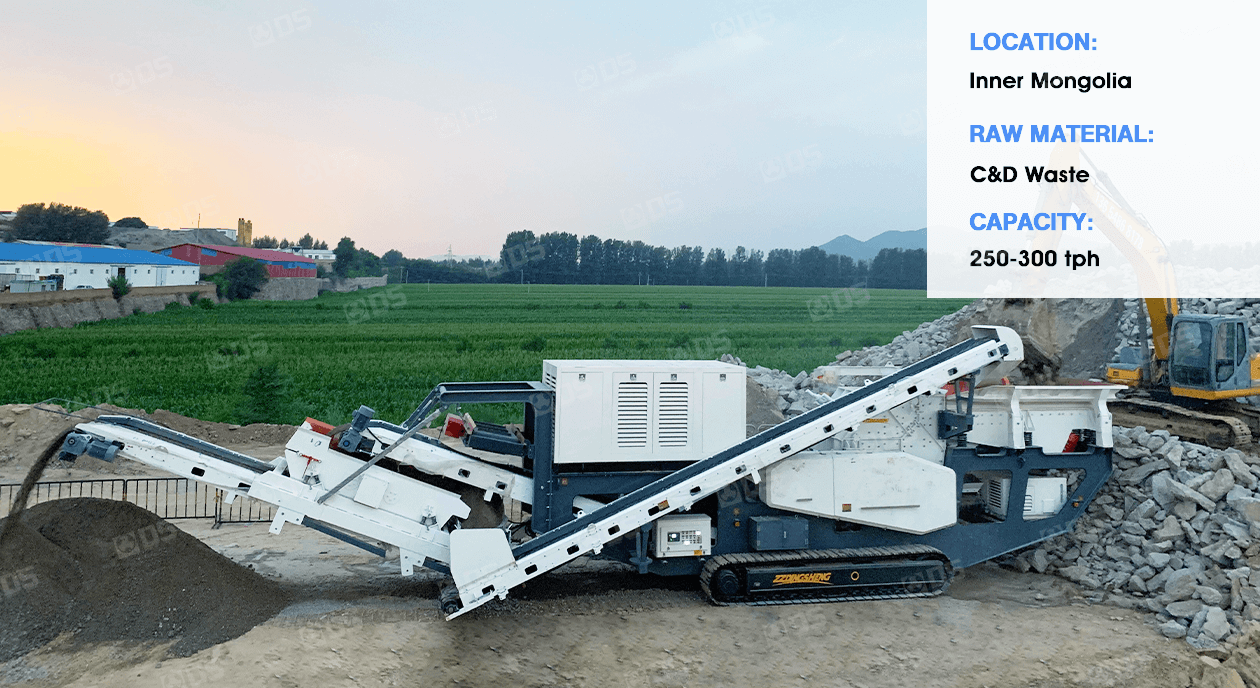 TAFS TRACKED CRUSHING AND SCREENING PLANT