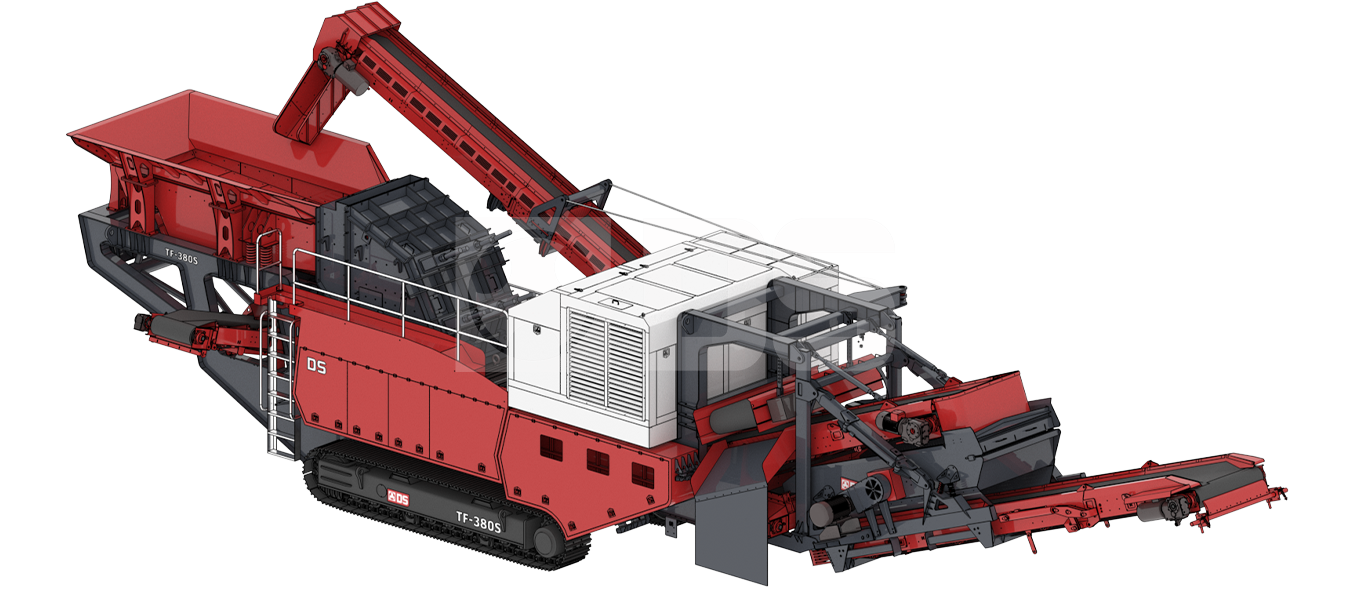 TRACKED CRUSHING AND SCREENING PLANT