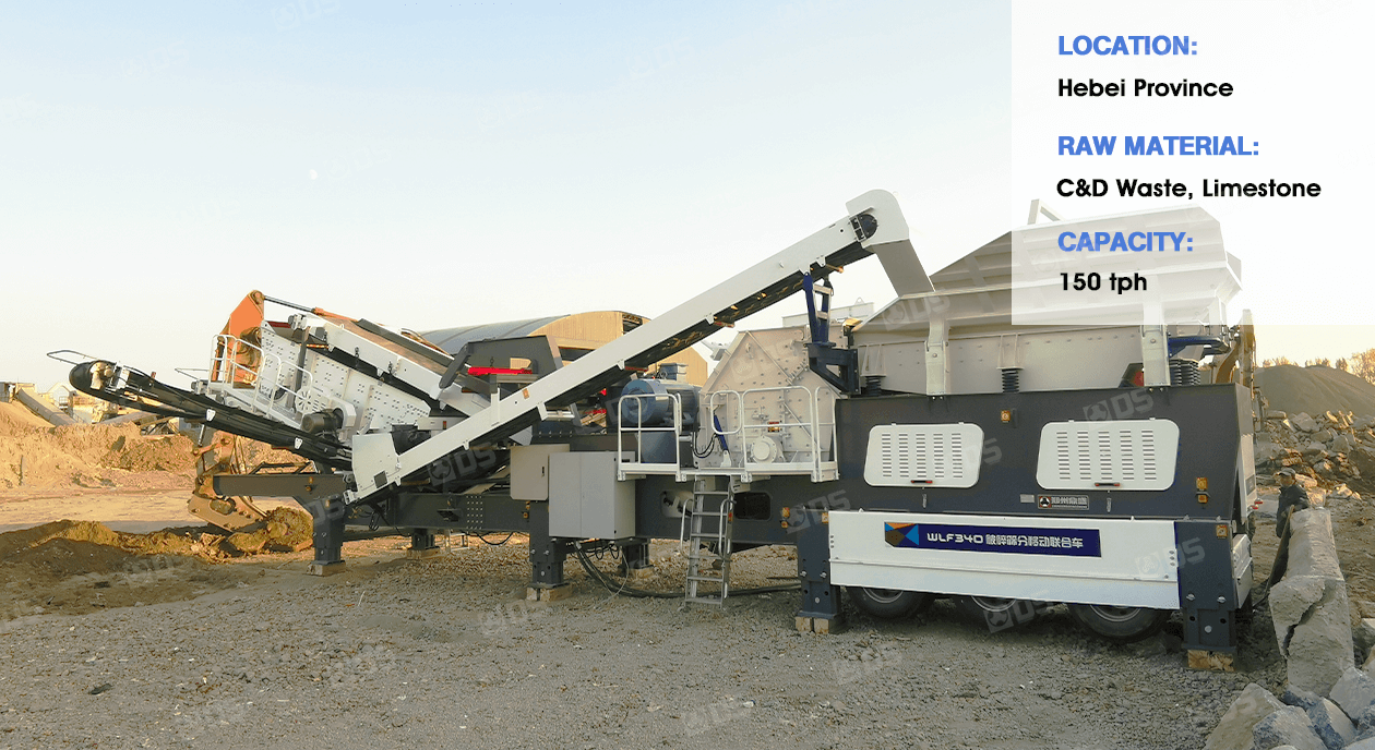 WLF MOBILE CRUSHING AND SCREENING PLANT